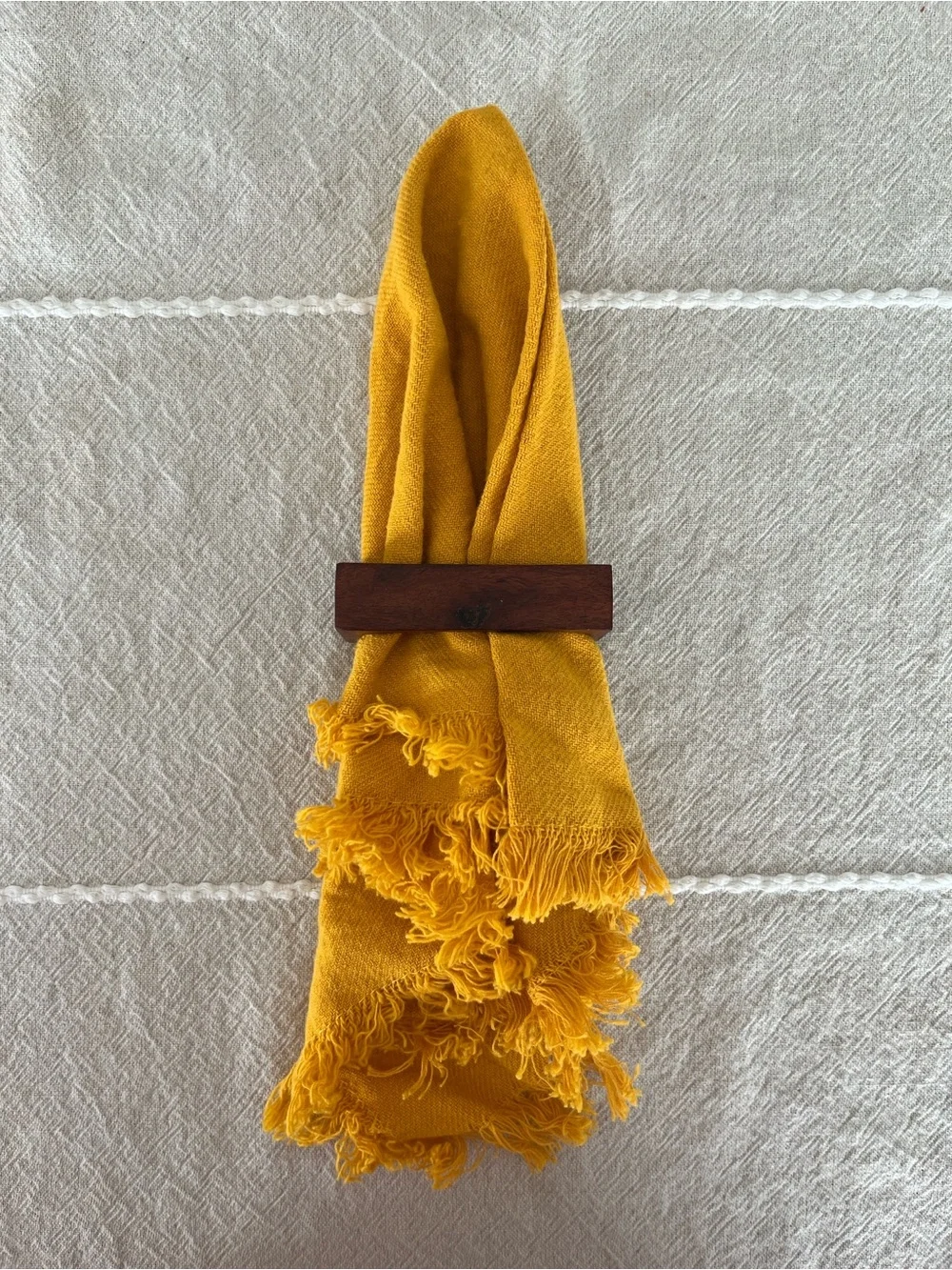 Golden Yellow Cloth Dinner Napkins - Pack of 8